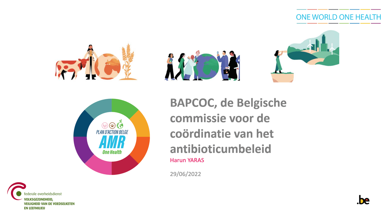 NAP-AMR: stand van zaken BAPCOC en doelstellingen voor de humane pijler NAP-AMR: stand van zaken BAPCOC en doelstellingen voor de humane pijler