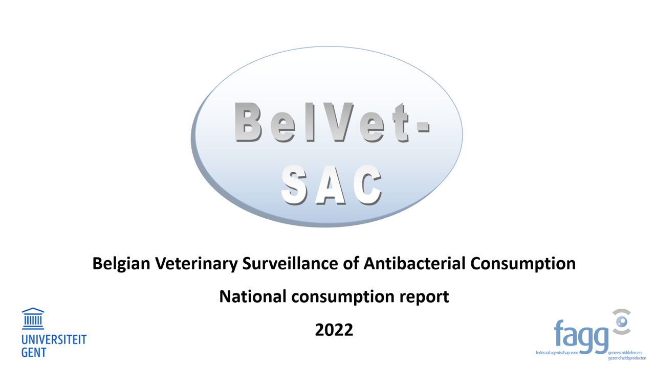 Resultaten antibioticumgebruik (BelVet-SAC 2022) en -resistentie in de diergeneeskunde in België Resultaten antibioticumgebruik (BelVet-SAC 2022) en -resistentie in de diergeneeskunde in België