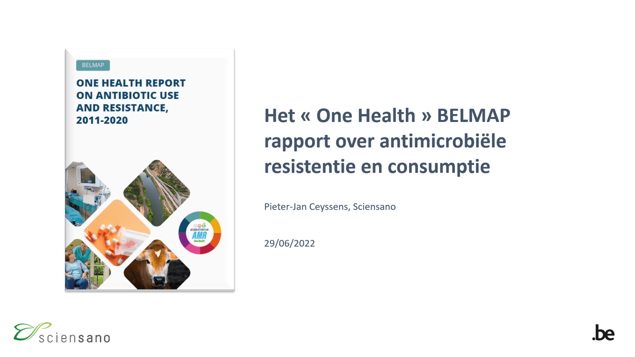Het One Health “BELMAP” rapport Het One Health “BELMAP” rapport