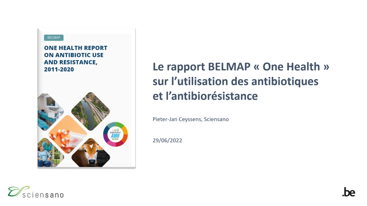 Le rapport One-Health « BELMAP » Le rapport One-Health « BELMAP »
